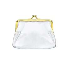 Mini Money Bags Bus Card Iron Mouth Clip Credit ID Card Small Wallet Card Holder Transparent Purse Change Purse Wallet Purse Wallet Mini Wallet Coin Wallet Clear Bag