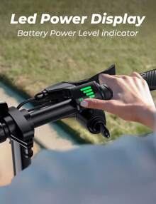 WIND HORSE 12.5" Tires Electric Scooter With Seat & Basket For 14+ Ages, 20 Miles Range, Peak 672W Up To 15.5 MPH, Dual Disc Brakes, 265LBS Max Load, Foldable Electric Scooter For Adults Commuting Campus