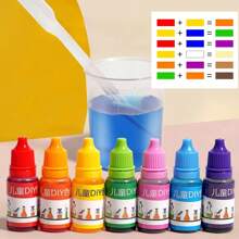 Kit de experimento científico miniatura para niños de mezcla de pigmentos de color, kit de teñido de color primario, juguete educativo preescolar - Multicolor - Ver 2