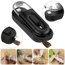 Mini SnacksBag Sealer, 2 In 1 Bag Heat Sealer With Cutter For Chip, Plastic Bag Re-Sealer Keep Food Fresh, Small Sealing Machine With A Cutter Blade, Heat Vacuum Sealer, Food Storage Sealer(Battery NOT Included) - Multicolor - View 1