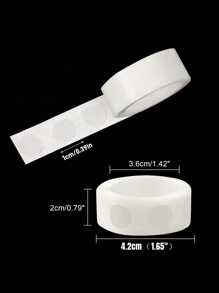 400PCS Easy-To-Peel Double-Sided Adhesive Dots For Crafts And Wedding Decorations, Removable And Versatile - Multicolor - View 8