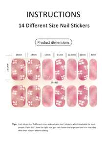 Multi-Color Ombre Nail Polish Strips For Women Nails Full Nail Wraps Solid Gradient Designs Nail Gel Strips For Nails Art Stickers Kit Gel Nail Strips Press On Nails,New No-Bake Gel Nail Decal Flower Butterfly Waterproof Nail Decal Patch With All Summer Nail Coating
