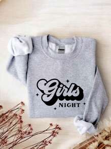 Girls Night Sweatshirt, Sleepover Sweatshirt, Girls Weekend Sweatshirt, Cool Friendship Sweatshirt, Girls Club Matching Sweatshirt TT2135