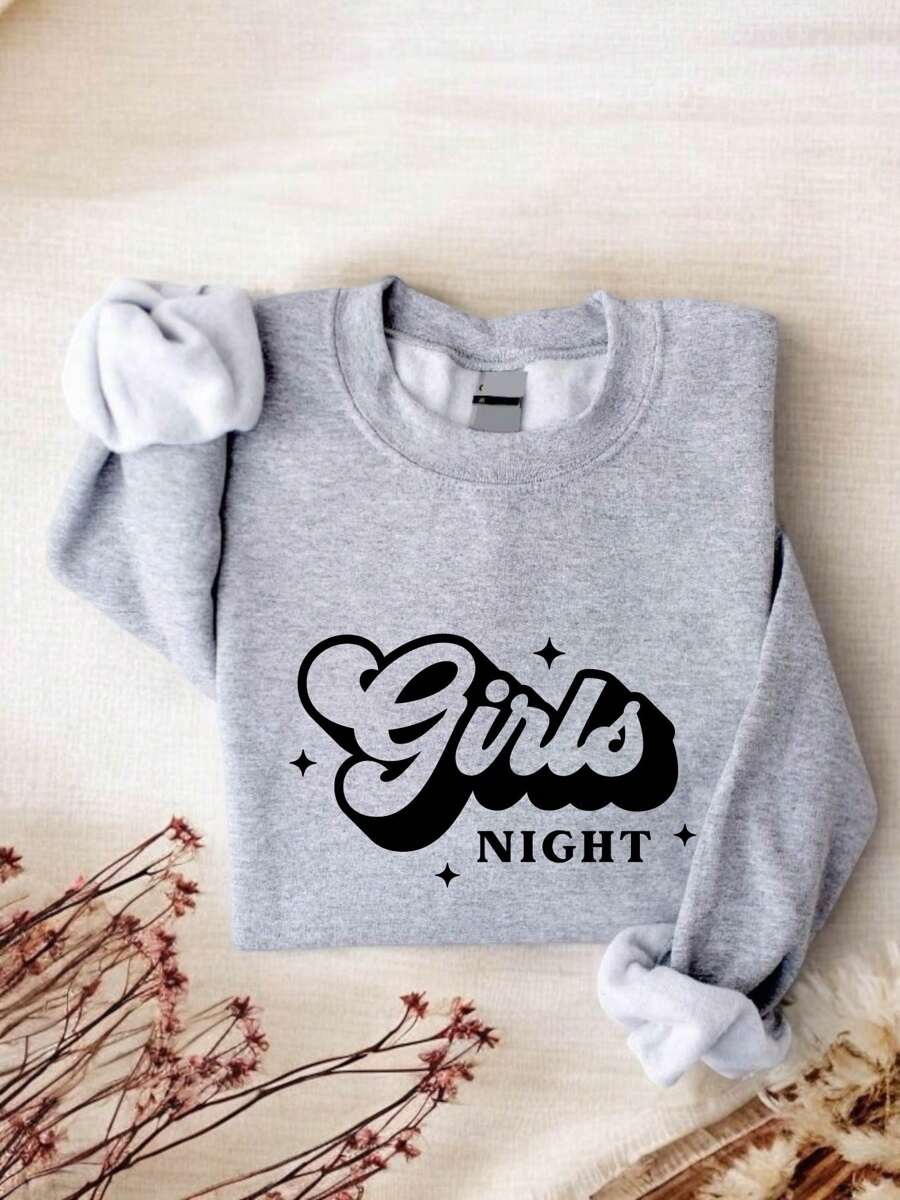 Girls Night Sweatshirt, Sleepover Sweatshirt, Girls Weekend Sweatshirt, Cool Friendship Sweatshirt, Girls Club Matching Sweatshirt TT2135