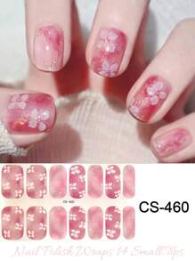 Multi-Color Ombre Nail Polish Strips For Women Nails Full Nail Wraps Solid Gradient Designs Nail Gel Strips For Nails Art Stickers Kit Gel Nail Strips Press On Nails,New No-Bake Gel Nail Decal Flower Butterfly Waterproof Nail Decal Patch With All Summer Nail Coating