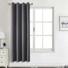 1pc/2pcs Blackout Curtains, Bedroom Darkening Curtains, Multiple Sizes Available/Premium Fabric Triple-Woven Solid Thermal Insulated Curtains/Extra Wide Curtain Panels/Top Grommet Curtain, Decorative Window Curtains/Home Curtains/For Bedroom And Living Room Darkening Curtains/Bedroom Curtains/Living Room Curtains/Dining Room Curtains/Kitchen Curtains/Cabinet Curtains,Fall Decor,Autumn Decor,Room Decor