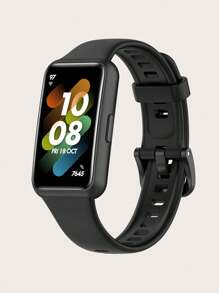 1pc Casual Solid Color Detachable Silicone Smart Band Strap Compatible With Huawei Band 7 - Band 7 - View 24