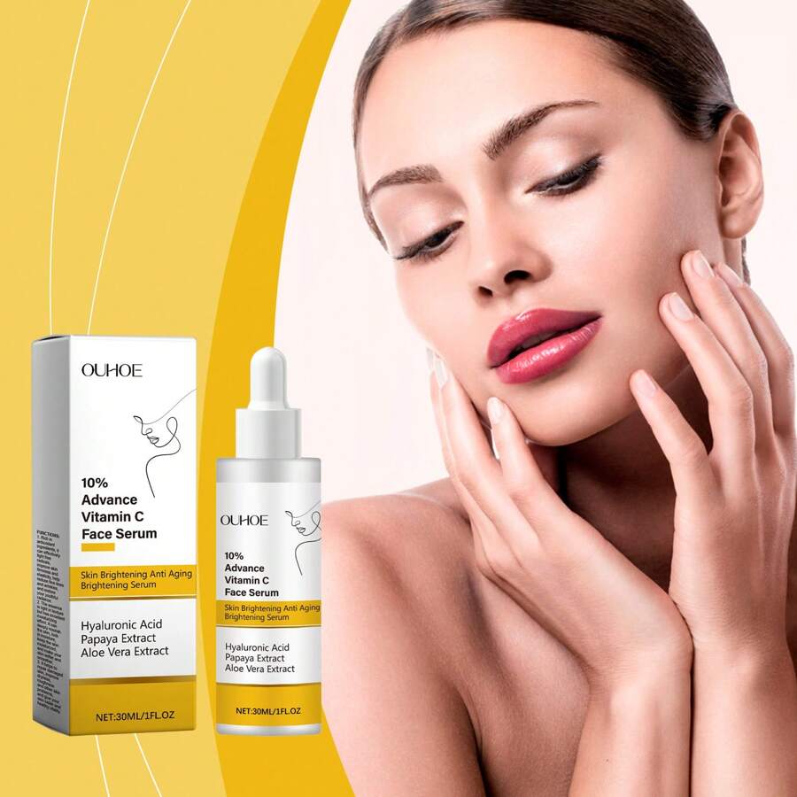 OUHOE Vitamin C Facial Serum Hydrating Moisturizing Facial Care Smooth Skin Improvement Nourishing Serum - 1 - 查看 1