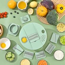 Un déshydrateur multifonctionnel pour fruits et légumes, un coupe-légumes de cuisine à domicile, une machine à laver et à sécher les salades, un panier de drainage manuel, permettant de laver et d'égoutter rapidement les légumes. Conception à plusieurs niveaux, lavage et égouttage des légumes en une seule étape, grande capacité de stockage des légumes préparés