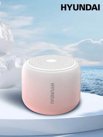  Altavoz Bluetooth mini HYUNDAI HY-X6, sonido estéreo HIFI de alta calidad, larga duración de la batería, altavoz inalámbrico portátil y resistente al agua para exteriores, adecuado para teléfonos inteligentes, portátiles y tabletas