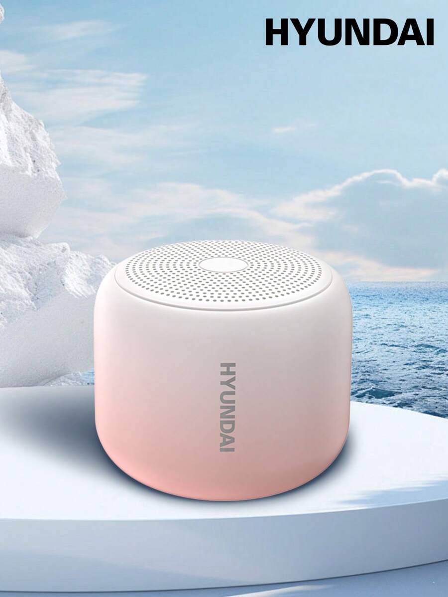HYUNDAI HY-X6 Mini Bluetooth Speaker, HIFI Stereo High-Quality Sound, Long Battery Life, Portable Outdoor Waterproof Wireless Speaker, Suitable For Smartphones, Laptops, Tablets - Gradient Red - View 1