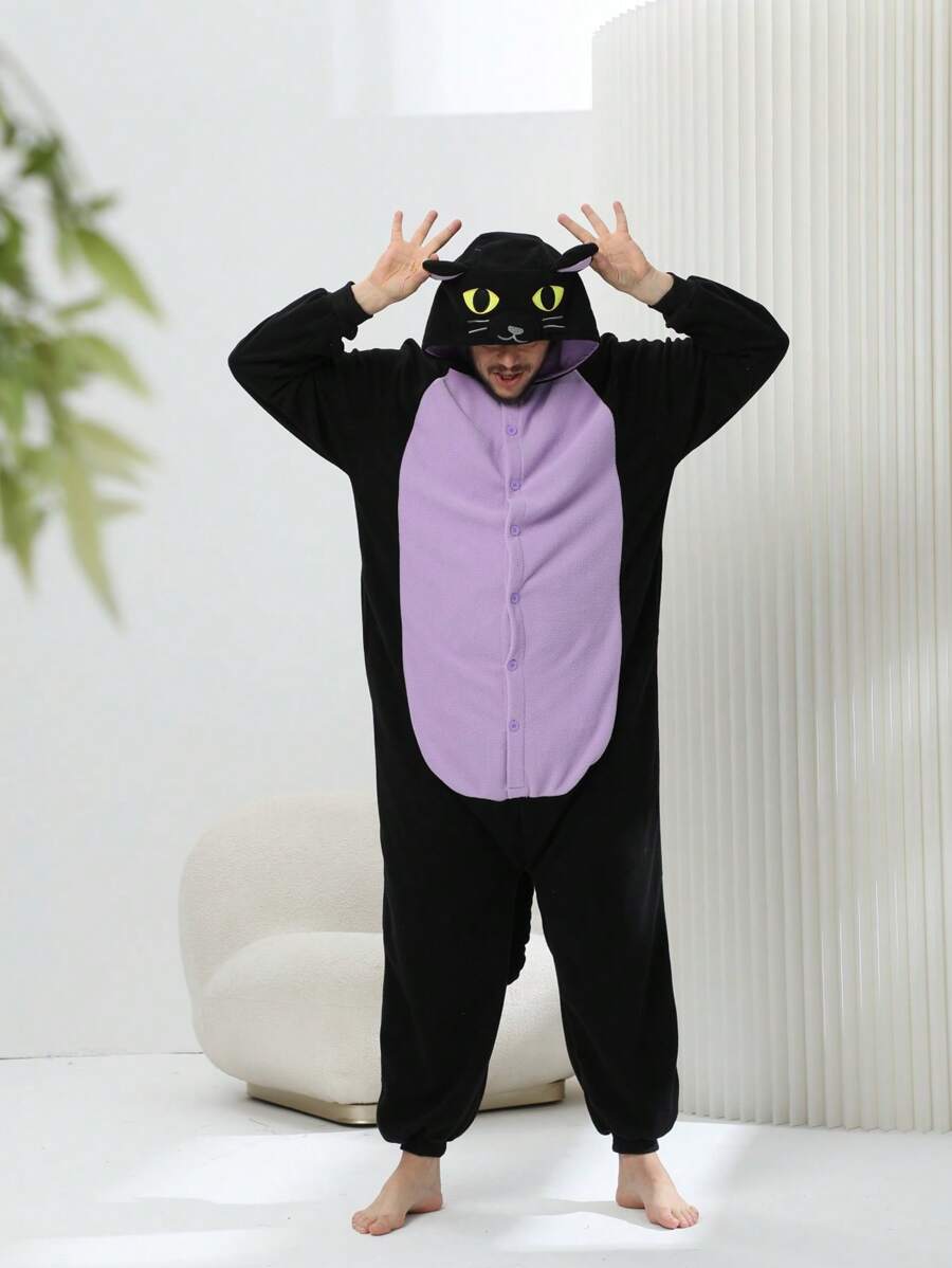 Bauzuoyo Pyjama En Polaire Teddy Pour Femme - Grandes Tailles - Combinaison Avec Capuche - Une Pièce En Peluche - Combinaison Longue Et Confortable - Pyjama Douillet - Automne Et Hiver, Blanc., S