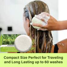 Turmeric Soap And Shampoo Soap Combination, A Variety Of Natural Flavors, Deep Cleaning, Gentle Hair Care, Improve Dry Hair Quality, Suitable For Most People Turmeric Soap Is Not Available On The Face - Rosemary Shampoo - View 3