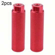 Bike Pegs 2Pcs Aluminum Alloy Anti-Skid Lead Foot Bicycle Pegs 3/8 Inch Axles For Mountain Bike Cycling Rear Stunt Pegs - Multicolor - View 11