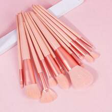 12件套化妆刷套装，便携式入门级柔软蓬松眼影高光遮瑕腮红刷，包含散粉刷、眼影刷、修容刷、高光刷等，混合了女士美容工具，化妆刷套装，化妆刷套装，化妆刷套装，完整化妆套装，化妆刷套装，完整化妆套装，化妆刷套装，化妆刷套装，化妆礼品套装，赠品，专业化妆刷，完整化妆套装 - 淺粉色 - 查看 8