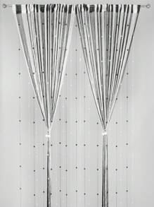 1 件 300X250 厘米窗帘 窗户装饰、婚礼、咖啡厅、餐厅房间隔断、防蝇