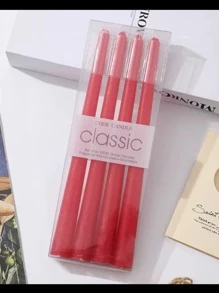 4pcs Multicolored Decorative Pillar Candles Gifts Birthday Graduation - Multicolor - View 12