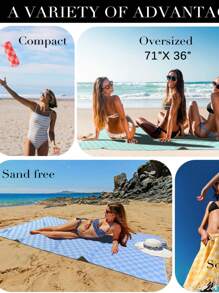 1/2/3pcs Checkered Plaid Turkish Beach Towel Beach Blanket Sand Free Quick Dry Oversized Thin Cloud Alaska Cruise Essential Summer Vacation Accessories Beach Gift Must Haves Gear Stuff Travel Gadgets