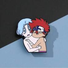 1 Stück unendliches Skateboard Brosche zweidimensionales Anime Zubehör, Emaille Metall Abzeichen- Legierung Humor Pin - einzigartiges Modeaccessoire für unvergesslichen Stil Pin für Kleidung Tasche Charm Schule