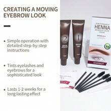 ICONSIGN 二合一眉毛凝胶染色剂，15ml+15ml，防汗，持久，自然立体效果，适合狂野眉毛