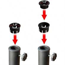 Half Round Patio Umbrella Base, Heavy-Duty Free Standing Resin Umbrella Stand, 33lb