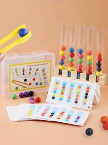 1 Box Kids Bead Pinching & Ball Pick Up Sensory Toy, Fine Motor Skill, Logic&Concentration Training Developmental Toy