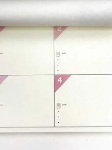 Planificador de 100 días, organizador de horario diario y diario - Multicolor - Ver 4