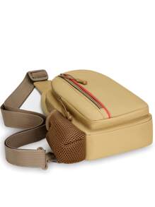 Fashionable Crossbody Bag, Reasonable Structure, Convenient Storage, Easy Commuting Sling Bag - Khaki - View 5