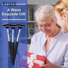 1 件便携式伸缩背部刮擦器，不锈钢伸缩背部刮擦器，刮痧工具，按摩仪器，适合成人、老年人、宠物，可作为礼物