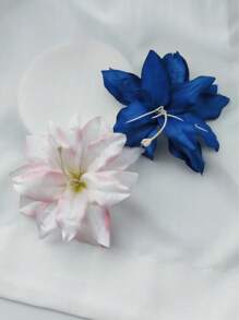 1/2 Sets Natural Look Lily Flower Hairpins For Women, Pastoral Fairy Style, Versatile Hair Accessories, Great For Daily Use And Gift