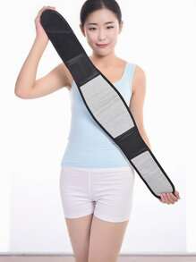 Adjustable Unisex Sports Waist Trimmer, Breathable Abdominal Belt For Cycling Fitness, Warmth Retaining Comfort Back Support Athletic Shaper Belt No Steel