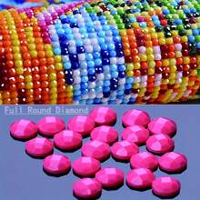 1pc Multi-Color DIY Full Round Diamond Painting Kit, Woman With Hat Portrait, Suitable For Beginners And Crafters, Must-Have Decoration For Living Room, Bedroom, Study Room And Other Indoor Spaces