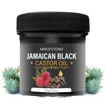 100g Jamaican Castor Oil Hair Care, Pure Natural Cold Pressed, Moisturizing And Nourishing The Scalp And Hair Roots, Making Hair Thicker, Stronger And Healthier, Suitable For All Hair Types, Suitable For Both Men And Women