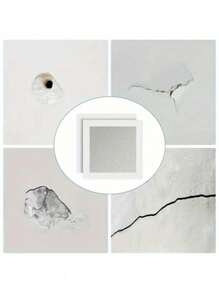 4/5 件装铝制石膏板修补套件，自粘式石膏板修补套件，易于粘贴的铝制金属修补片，用于快速修补石膏板孔 - 彩色 - 查看 5