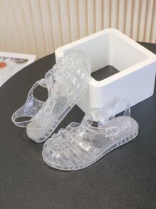 儿童夏季果冻凉鞋女童水晶软底防滑塑料鞋幼儿公主鞋韩版