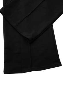 Setelan Kasual 2 Potong untuk Aktivitas Luar Ruangan, Setelan 2 Potong Warna Polos, Setelan 2 Potong Berkerudung, Setelan Kasual 2 Potong Elegan, Seksi, Bernapas, dan Nyaman, Cocok untuk Acara Pesta, Perjalanan, dan Kumpul-kumpul, Warna Hitam Musim Semi - Hitam - View 9