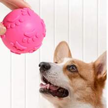 3pcs New Cat/Dog Lover Gift And Dog/Cat Mom Love Pet Toys Chew Ball, Bite Resistant Grinding Sound Footprint Ball, Dog Lover And Dog Mom Love Toys, Cat/Dog Lover Gift And Dog/Cat Mom Love Pet Supplies, Cat Lover And Cat Mom Love Toy Ball, Squeaking Sound Ball