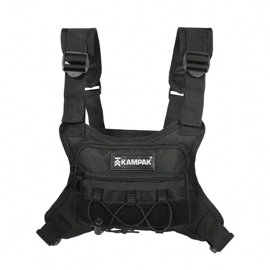 Slim Chest Bag Kampak Nv56 Vinyl Glowshift Glow In The Dark - Dark Grey - View 1