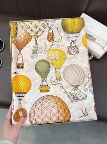 1pc Geometric Pattern Casual Polyester Scarf, Suitable For All Seasons - Multicolor - View 9