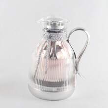 Vacuum Flask With Double Wall Pink Glass Liner For Keeping Hot Coffee& Tea Hot Drinks ,1000ml Thermal Coffee Carafe Home And Office Tea Pot Water Bottle - Multicolor - View 11