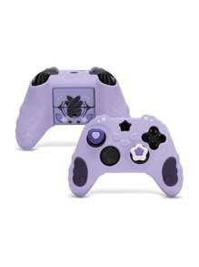 GeekShare Starcraft Silicone Skin Game Controller Grip Cover With 2 Thumb Grips And 2 Stickers - Purple - View 1