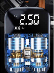 车载无线气泵、汽车便携式气泵、小型汽车轮胎充气电动气泵