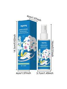 1pc/2pcs 100ml Shoes Socks Deodorant Spray Cleaning Remove Odor Fast Anti Sweat Preventing Foot Bad Smell Lasting Fragrance Shoe Cabinet Freshener, Kitchen, Bathroom, Home