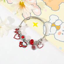 Sanrio A Cartoon Cartoon Cute Bracelet Alloy Bead Pendant Is A Good Gift For Students And Friends During The Holiday