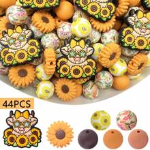 25/30pcs 2D, 3D Animal Silicone Beads Set, Suitable For DIY Jewelry Making - Focal Beads For Pens, Necklaces And Keychains - Craft Gift Bead Set For Jewelry Making - Animal Silicone Bead Set - View 16