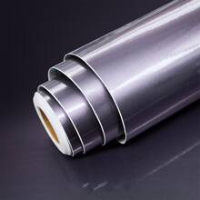 1 Roll Of Glossy Pattern Wallpaper Is Peeled Off And Pasted With Waterproof And Oil-Proof Wall Stickers, Suitable For Kitchen Cabinets, Furniture, Home Decoration 15.7 Inches X 196.85 Inch Imitation Marble Wall Stickers - Dark Grey - View 3