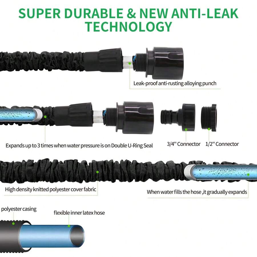 New 2025 Black Hose With Hooks 25 100FT 7 5 30M Expandable Magic 1740505203035e7bb961a21ffc5070b6062c781767 Thumbnail 900x