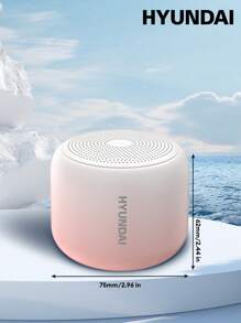 HYUNDAI HY-X6 Mini Bluetooth Speaker, HIFI Stereo High-Quality Sound, Long Battery Life, Portable Outdoor Waterproof Wireless Speaker, Suitable For Smartphones, Laptops, Tablets - Gradient Red - View 10