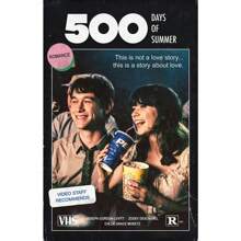 1 幅浪漫电影《和莎莫的 500 天》（2009）电影艺术海报帆布画墙面印刷画客厅家居装饰无画框