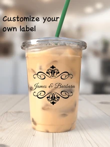 12/24/40 piezas Pegatinas transparentes personalizadas, Pegatinas circulares personalizadas con texto, Pegatinas de etiquetas personalizables, Adecuadas para embalaje de regalos, botellas de agua, hornear pasteles y otras pegatinas de regalos, Perfectas para bodas, cumpleaños y regalos de fiesta, Adecuadas para regalos DIY y celebraciones, Regalos para ella, Regalos personalizados, Pegatinas de decoración navideña, Adecuadas para personas mayores de 14 años+, Impresión gráfica